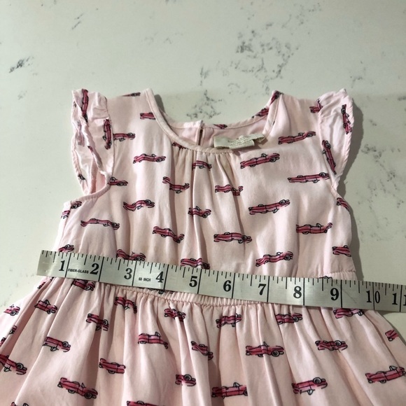 kate spade • pink infant hot rod car print dress - Picture 13 of 15